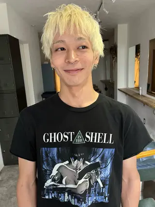 ショート カラー メンズ 金井京介/レイヤー /ボブパーマのヘアスタイル