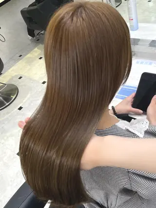 カラー 韓国トレンド🇰🇷 レイヤー/シアター♡のヘアスタイル