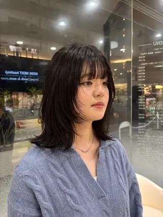 ミディアム 田野倉NEXT店 美髪ニストのヘアスタイル