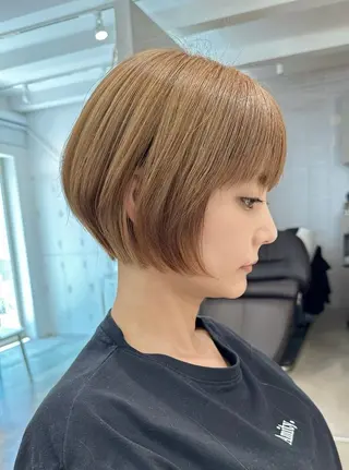 ショート 山崎結菜 🫧透明感カラーのヘアスタイル