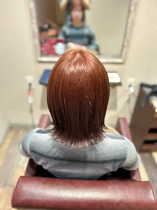 カラー 🩷愛咲🩷レイヤー /透明感カラーのヘアスタイル