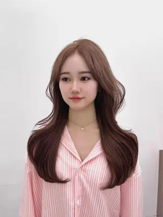 ロング 🤍韓国暗髪 レイヤー🤍きょうのヘアスタイル