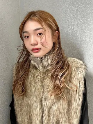 ロング カラー パーマ 🌼U24 ヘアデザインラボのヘアスタイル