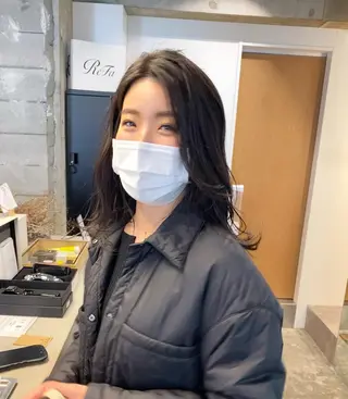 ミディアム MADRAS stylistのヘアスタイル