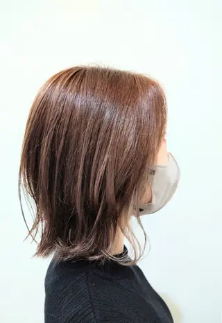 ミディアム カラー 狩野 歩のヘアスタイル
