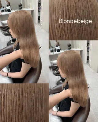 ロング Nanami / ベージュ/グレージュのヘアスタイル