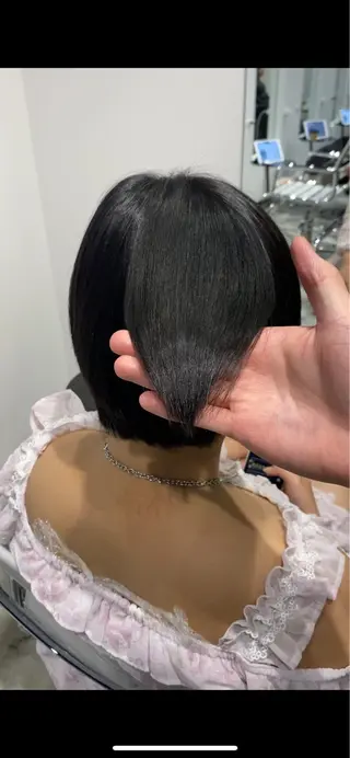 ショート 原宿/縮毛矯正/ カラー/浅野哉多のヘアスタイル