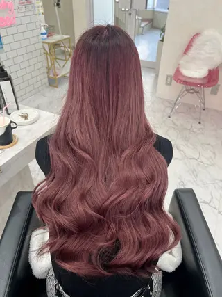 ロング 韓国風🫧艶カラー 💟ran💟のヘアスタイル