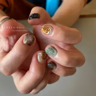ネイル Freex nail所属・freex nail /ニュアンス/個性派のネイルデザイン