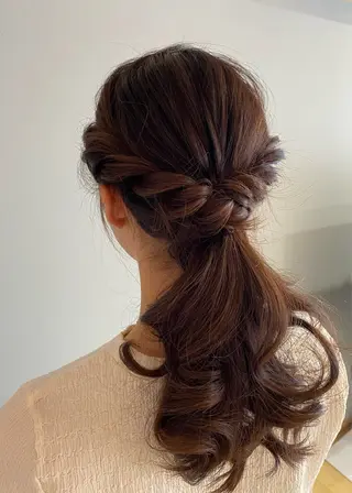 ヘアアレンジ アンシエル所属・清野 まきのヘアスタイル