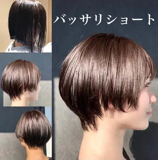 ショート uti所属・菊池 幹のヘアスタイル