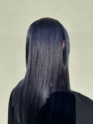 セミロング カラー 中谷 あずみのヘアスタイル