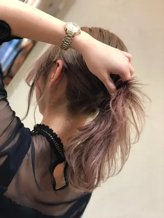 セミロング カラー 🌼こやま かおり🌼のヘアスタイル