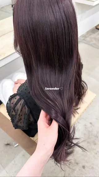 ロング カラー 🌼透明感艶カラー オリーブ🌼河村咲のヘアスタイル