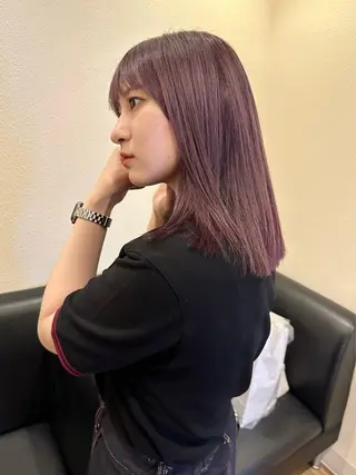 ミディアム カラー lelu所属・lelu / 佐々木のヘアスタイル