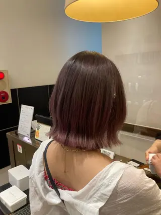 ミディアム カラー シャルマン銀座店所属・🌟東銀座マンツーマ ン🌟タカナシのヘアスタイル