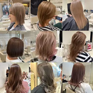 カラー MODE K's eau松下仁美のヘアスタイル
