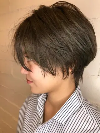 ショート カラー 口コミ評価4.9⭐︎ カワナベ マサシのヘアスタイル