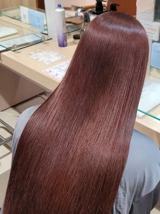 ロング カラー 無料カットモデル/ セット/COCOKAのヘアスタイル