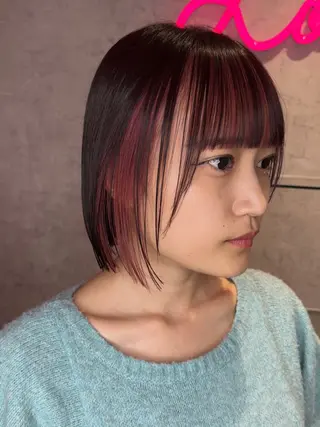 ショート カラー 韓国ヘア/艶カラー /田中悠佑のヘアスタイル