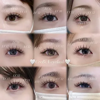 マツエク・マツパ CreBiA🎀 ayaのマツエク・マツパデザイン