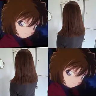 ロング カラー インナー/デザイン/ 白髪染め/しゅうとのヘアスタイル