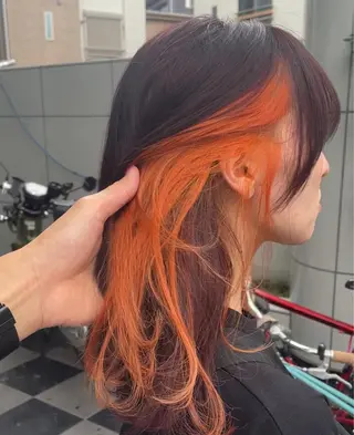 ロング カラー 古指 匠巳のヘアスタイル
