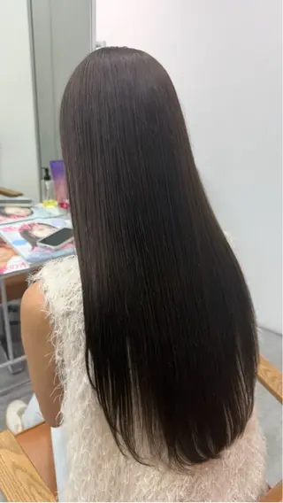 ロング 艶カラー/羽エクステ サラサ💟のヘアスタイル