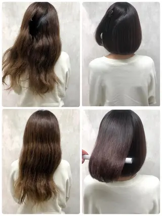 ショート 満足度⭕️縮毛矯正師 谷口にお任せを👍のヘアスタイル