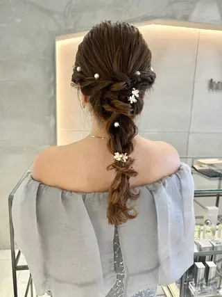 ヘアアレンジ 🎀ヘアセット透明感 /REINA🎀のヘアスタイル