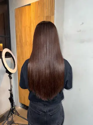 カラー La fith hair charme 渋谷店【ラフィス ヘアー シャルム】所属・🤎艶カラー/縮毛/ クルミ🤎のヘアスタイル