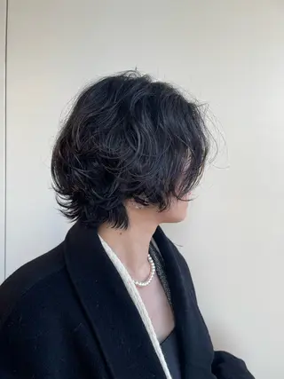 ショート パーマ Toiro 横浜所属・🎀レイヤー/パーマ カラー/ai🎀のヘアスタイル