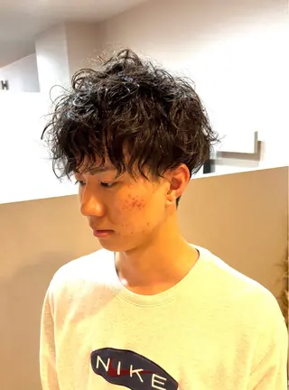 メンズ HARUKI  MINATO Japan広島紙屋町店所属・hmj紙屋町店 脊戸智志のヘアスタイル