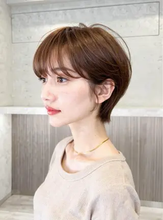 ショート 似合わせ／ショート 菊田のヘアスタイル