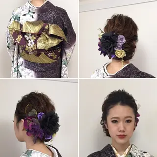 ミディアム ヘアアレンジ KANA カナのマツエク・マツパデザイン