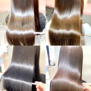 セミロング ロンドガーネット /髪質改善/レイヤーのヘアスタイル