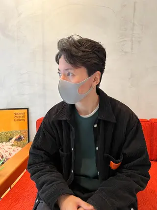 カラー パーマ メンズ スパイキーショート/ メンズヘア/hugeのヘアスタイル