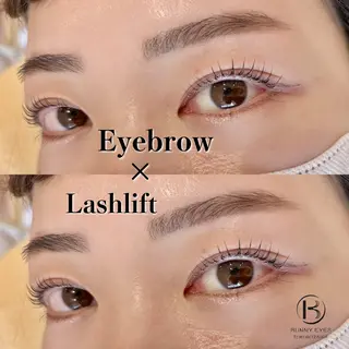 アイブロウ Bunny eyes　藤野のマツエク・マツパデザイン