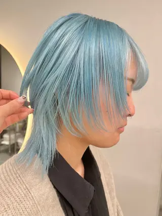 カラー 艶ブリーチ/表参道 ハイトーン /実乃梨のヘアスタイル