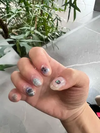 ネイル 金 柚嬉のネイルデザイン