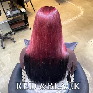 ロング カラー ✨縮毛矯正　韓国ヘア レイヤー✨大濱快斗のヘアスタイル