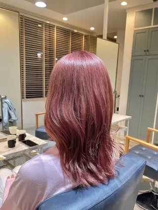 セミロング カラー GOAT hair SHOKOのヘアスタイル