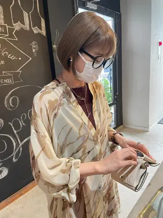 ショート カラー メンズヘア/レイヤー /ボブ山内春輝のヘアスタイル