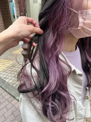ロング カラー 原宿サロン代表 デザインカラー伊藤卓のヘアスタイル