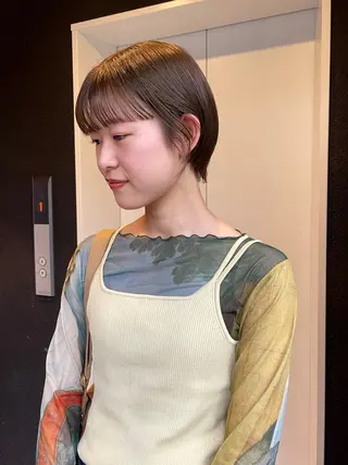 ショート siki côoper所属・カットモデル募集 横浜美容室/hanaのヘアスタイル