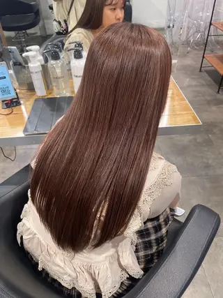 カラー 🍒暖色系 カラー🍒MEIのヘアスタイル