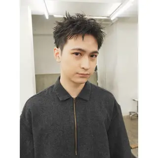 ショート メンズ LECO所属・渋谷メンズカット 柏原圭希のヘアスタイル