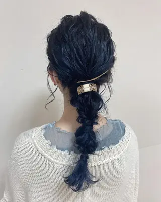 ロング カラー ヘアアレンジ enurk店 🍋 丸谷みく♥のその他イメージ