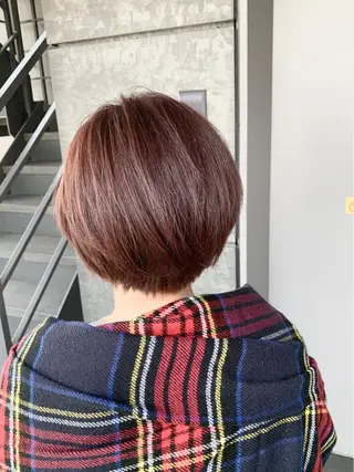 ショート カラー aguhair jour所属・髪質改善/白髪ぼかし KENTAのヘアスタイル