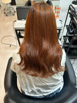 ロング カラー 艶感カラー特化美容師 久万祐人のヘアスタイル